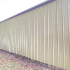 Softwashing A Commercial Metal Building in Meadville, MS 6