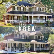 House Washing and Roof Cleaning on Fawnwood Dr. in Brandon, MS