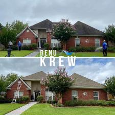 Roof Cleaning and Gutter Brightening on East Ridge in Brandon, MS