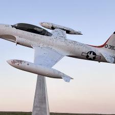 Softwashing an Airplane in Columbia, MS 2